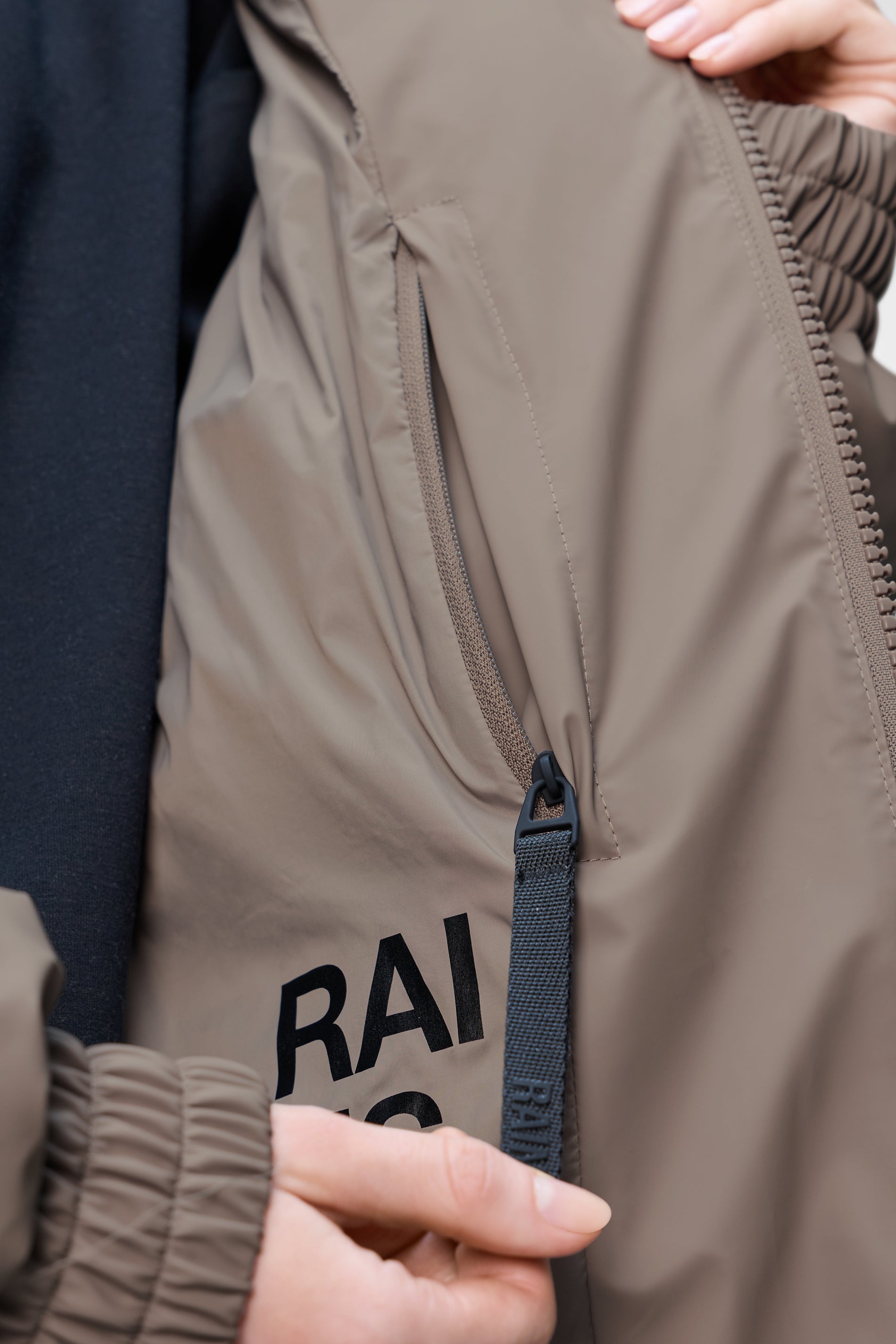 RAINS Alta Bomber Puffer Jacket Cinder Jacket