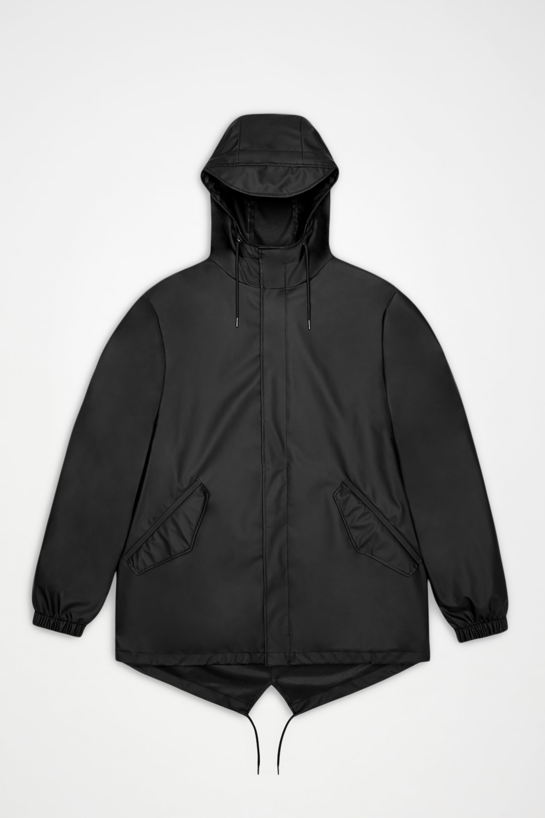 RAINS Fishtail Jacket Black Jacket
