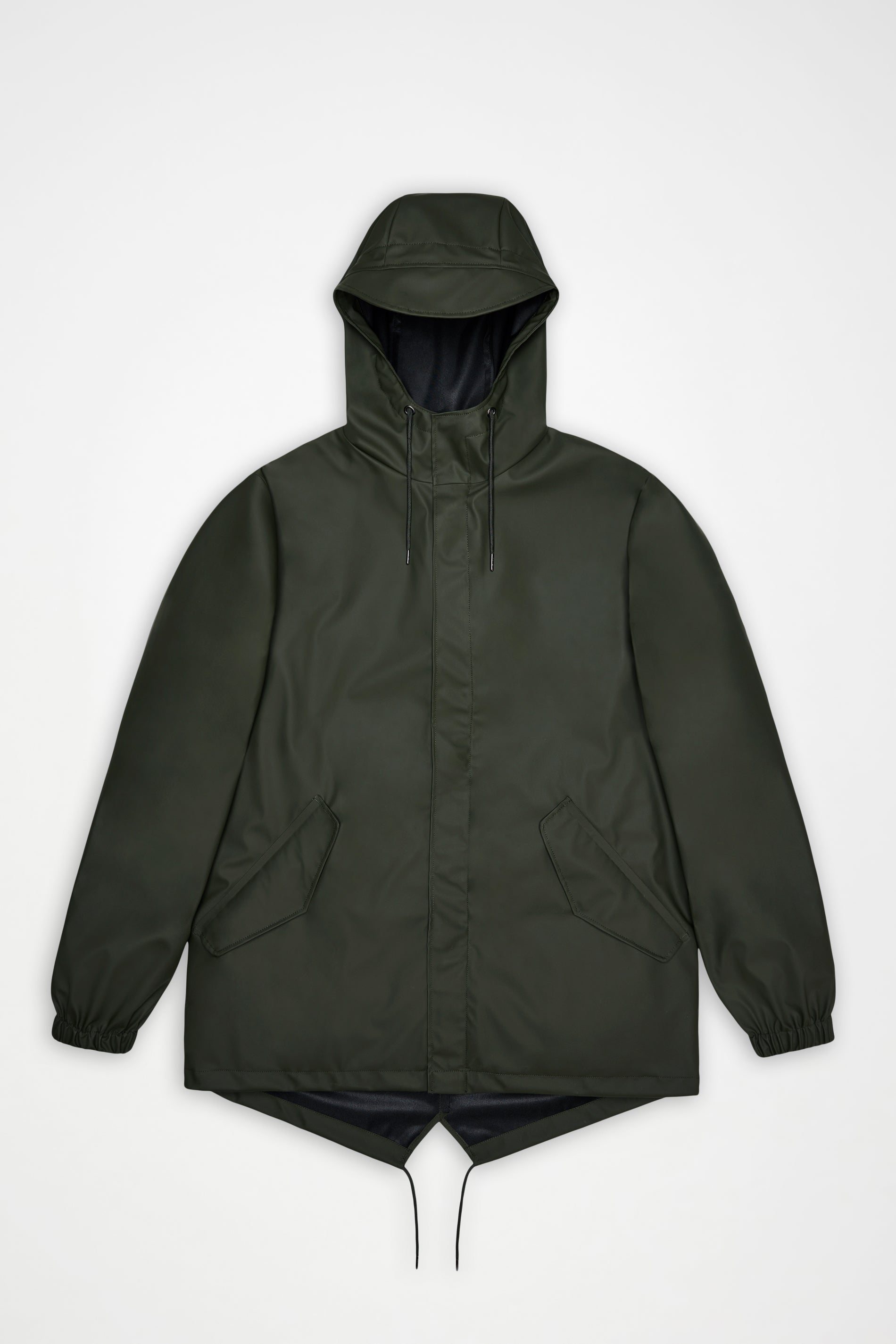 RAINS Fishtail Jacket Green Jacket
