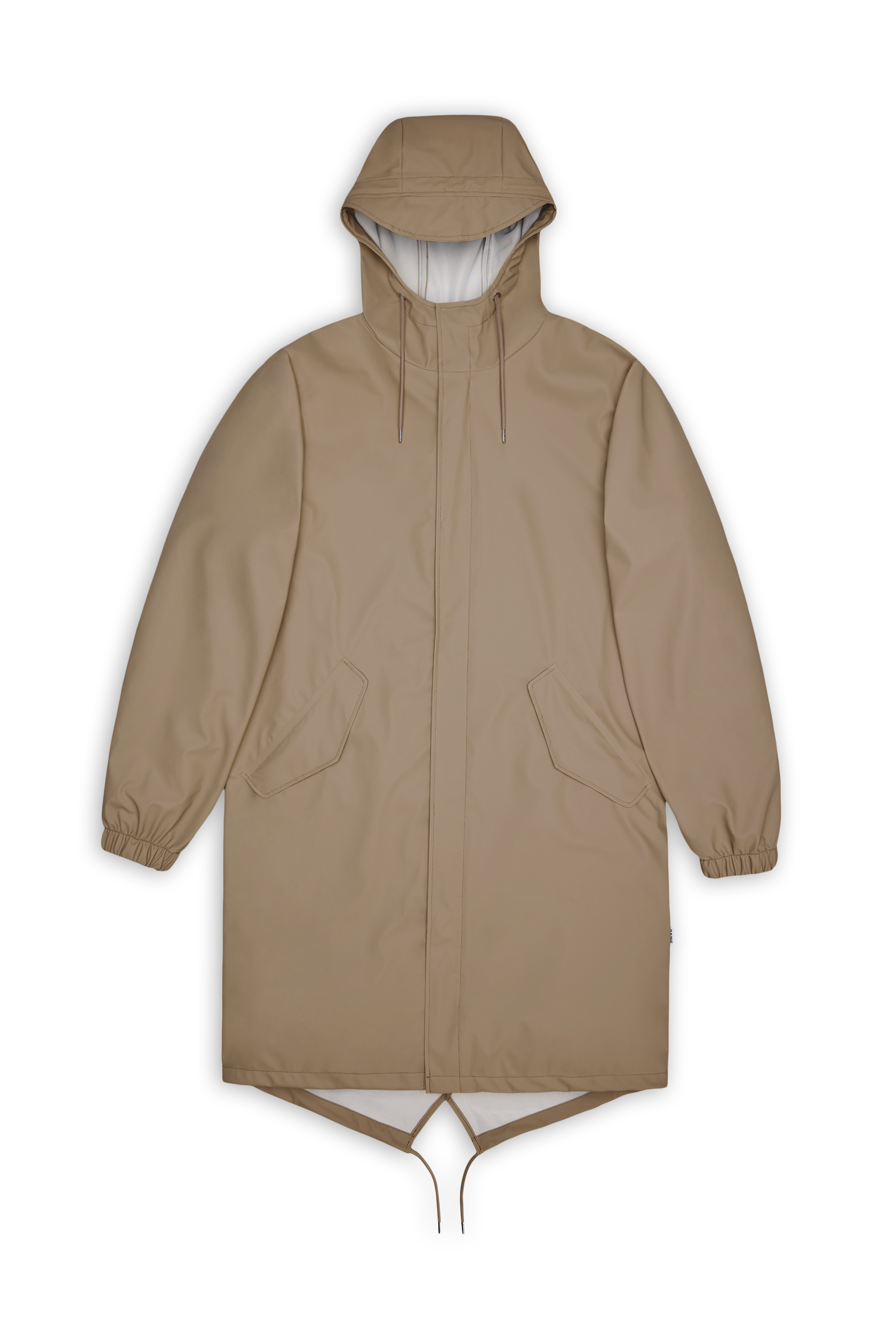 RAINS Fishtail Parka Beige Jacket