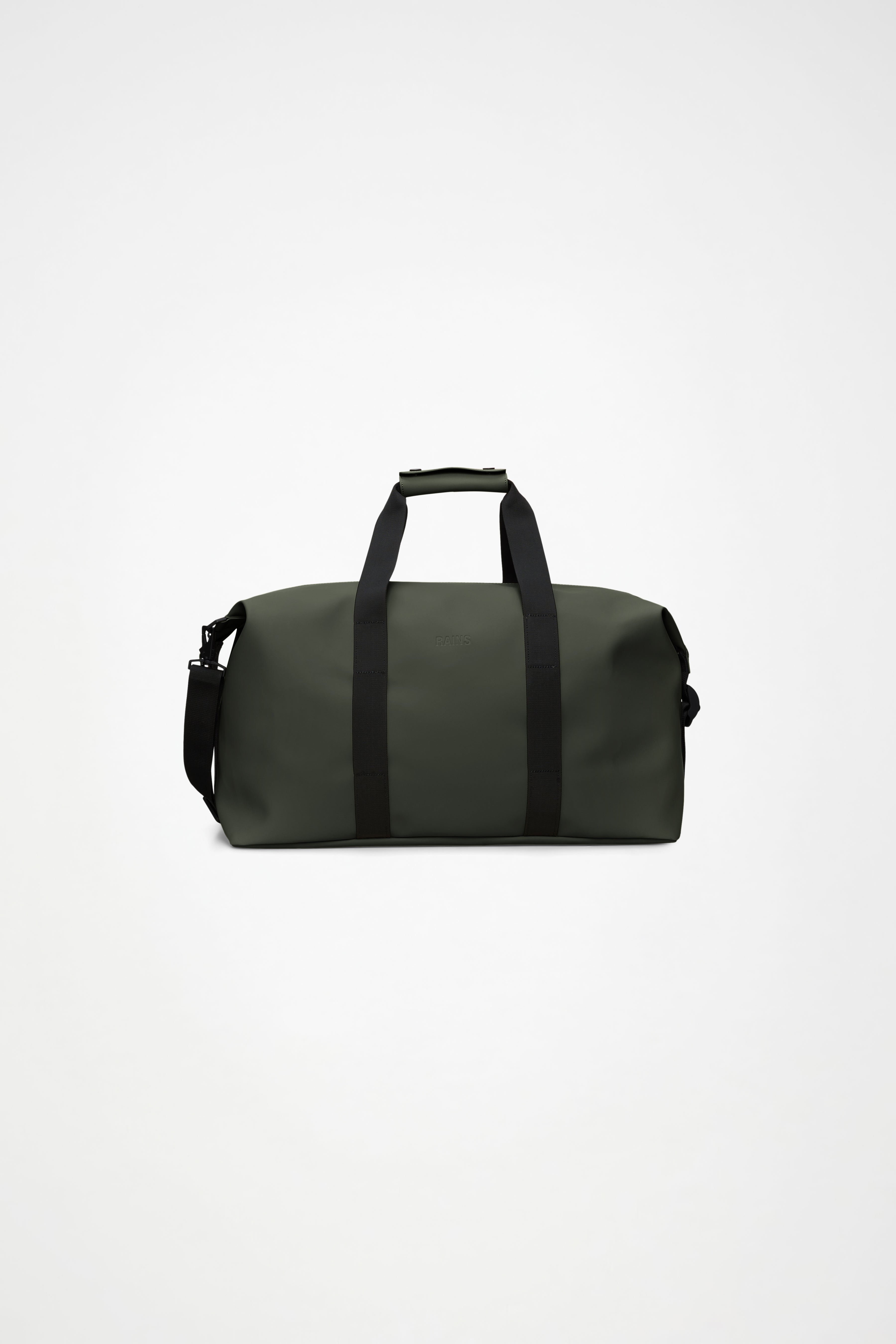 RAINS Hilo Weekend Bag Green 36L H27 x D26 x W52 cm Weekender