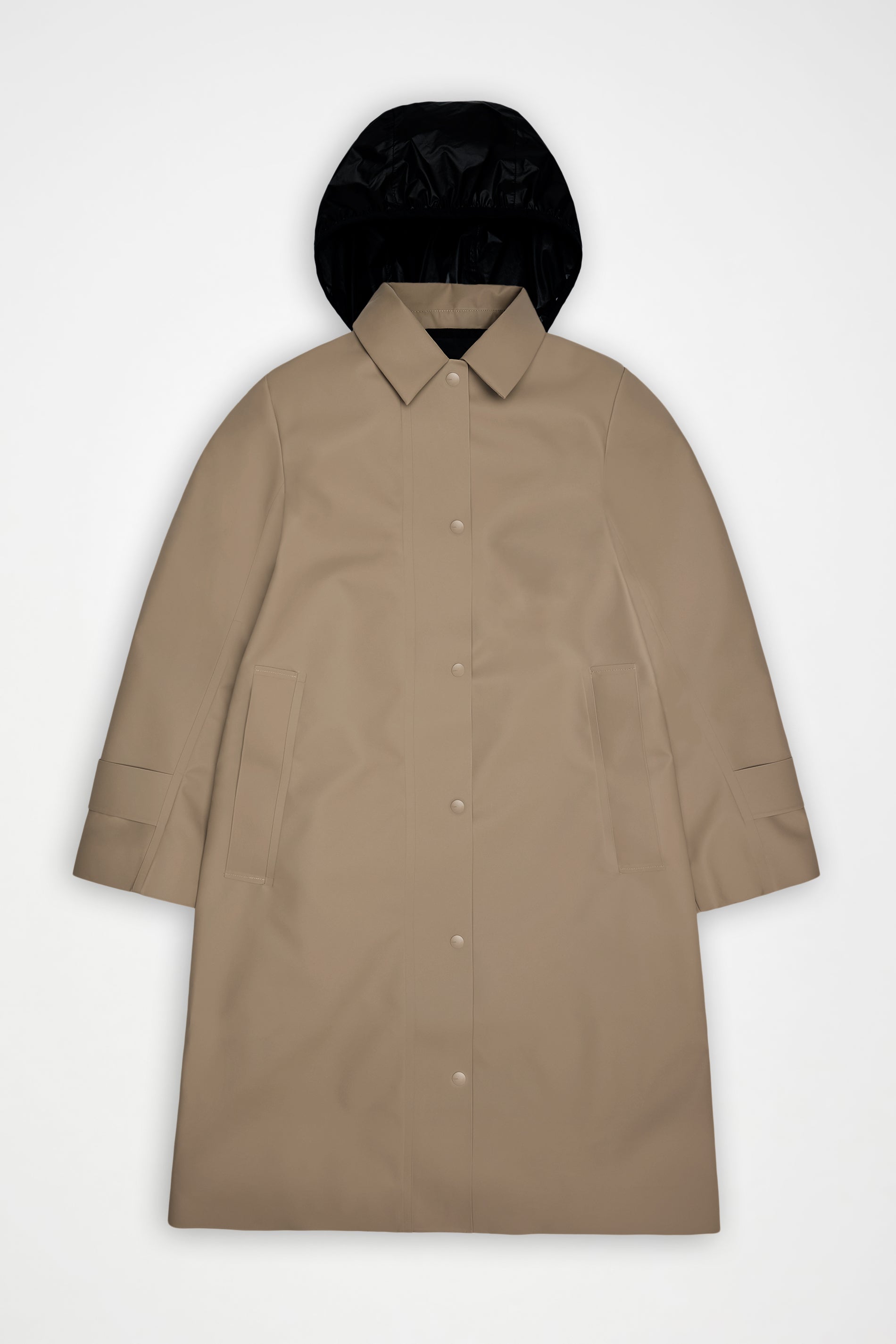 RAINS Nara Long W Jacket Beige Jacket