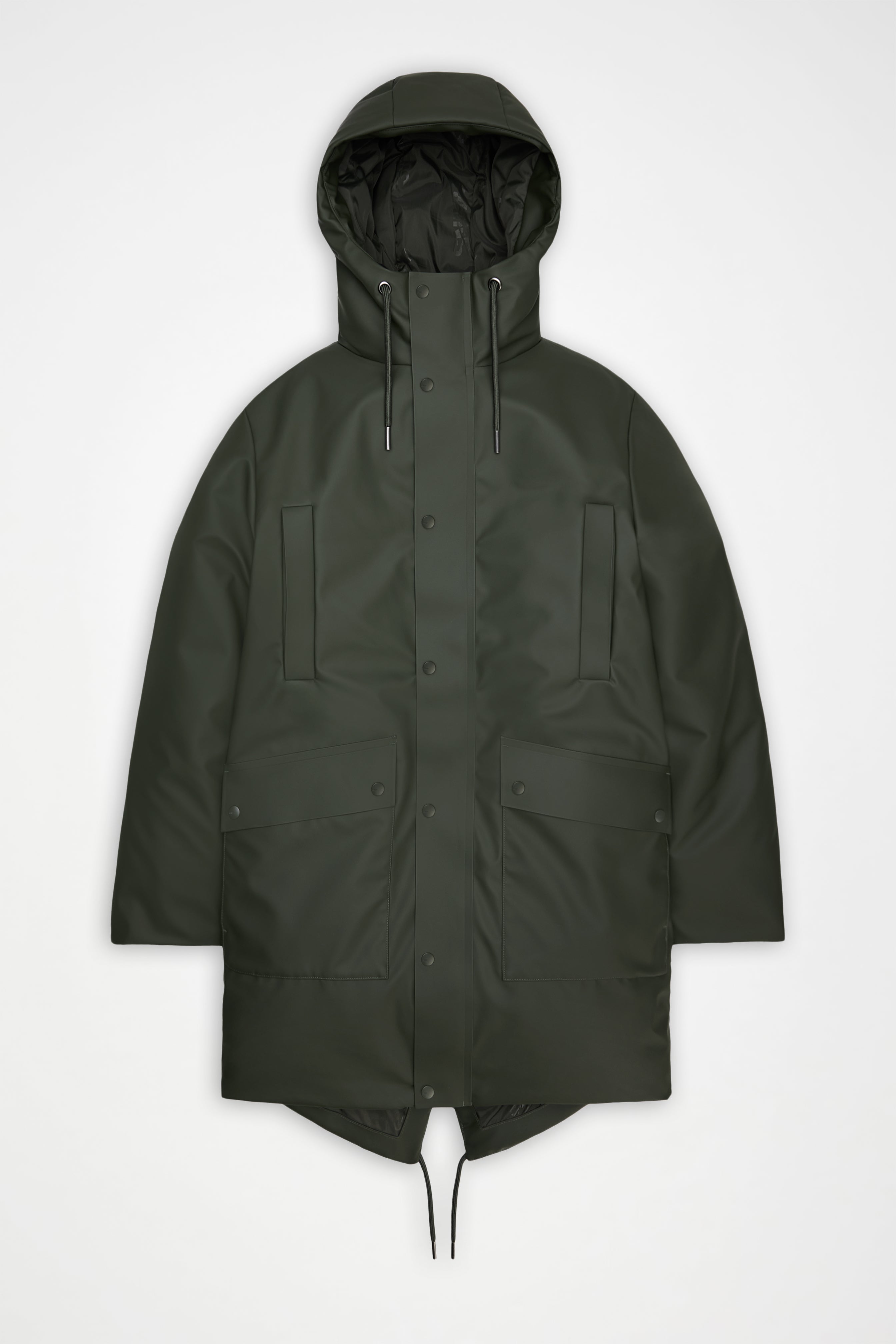 RAINS Nome Long Parka Green Jacket