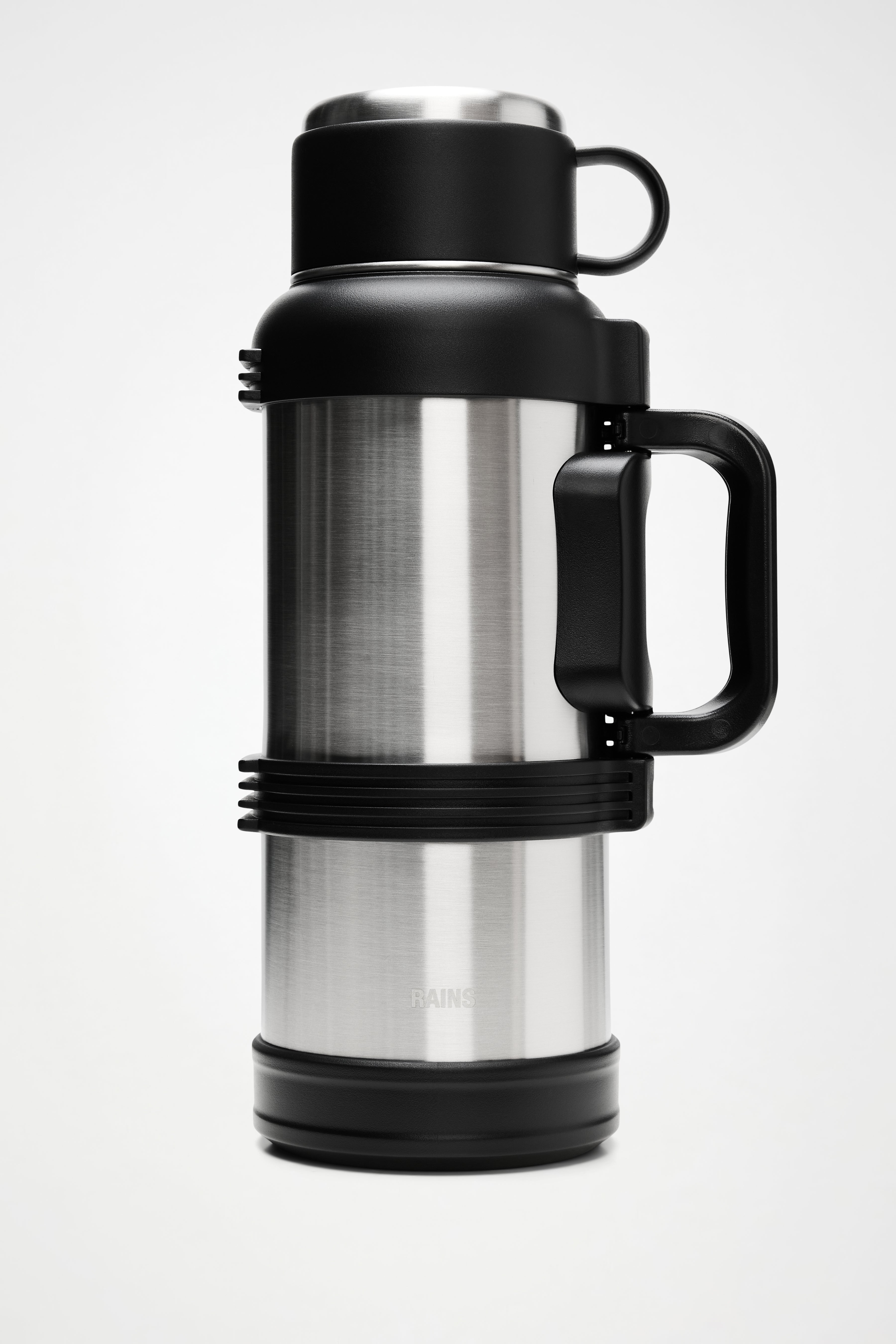 RAINS Stainless Steel Tumbler Vacuum Flask 2000ml Steel Coffee Mugs