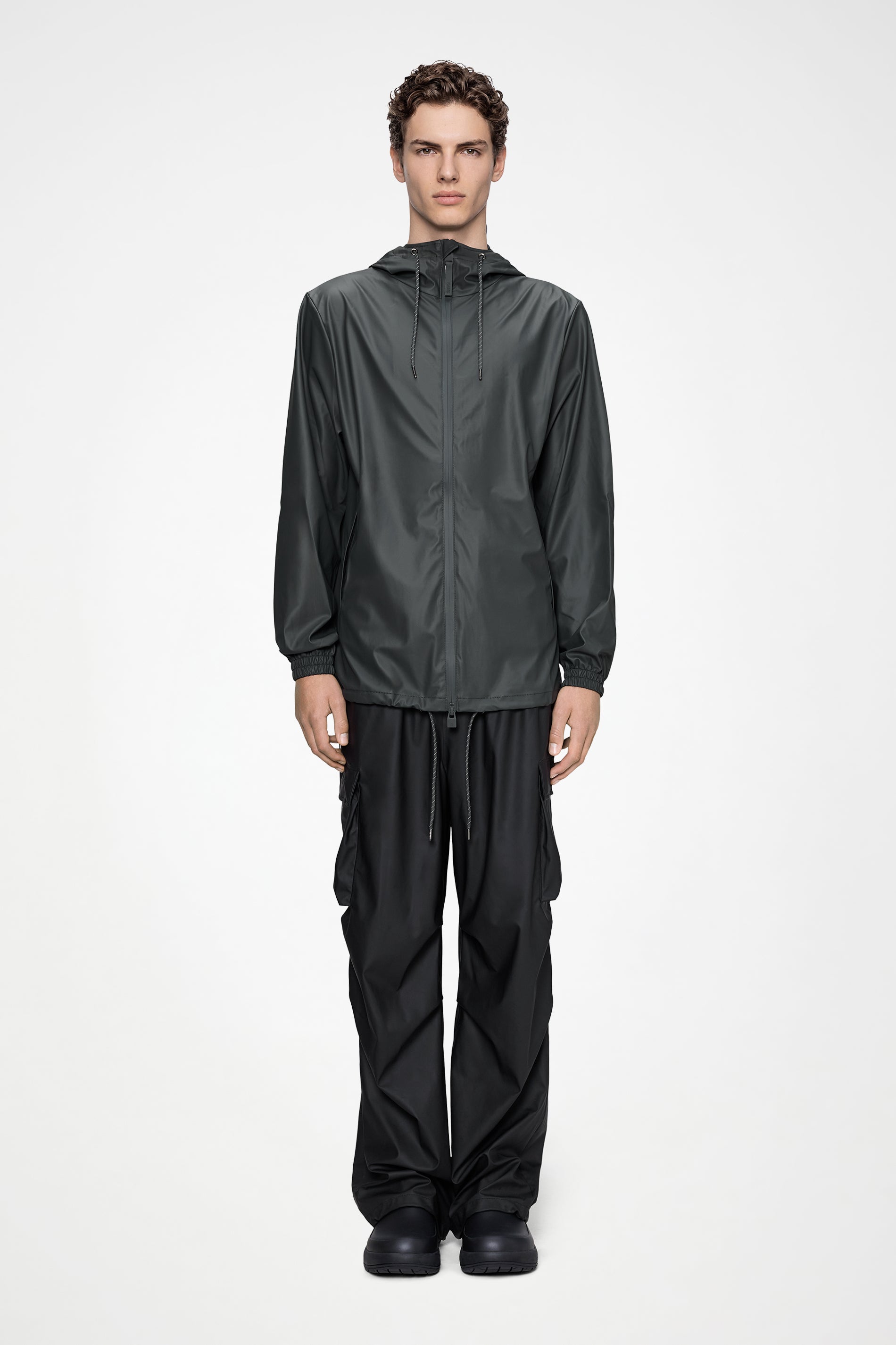 RAINS Storm Breaker Dark Grey Jacket