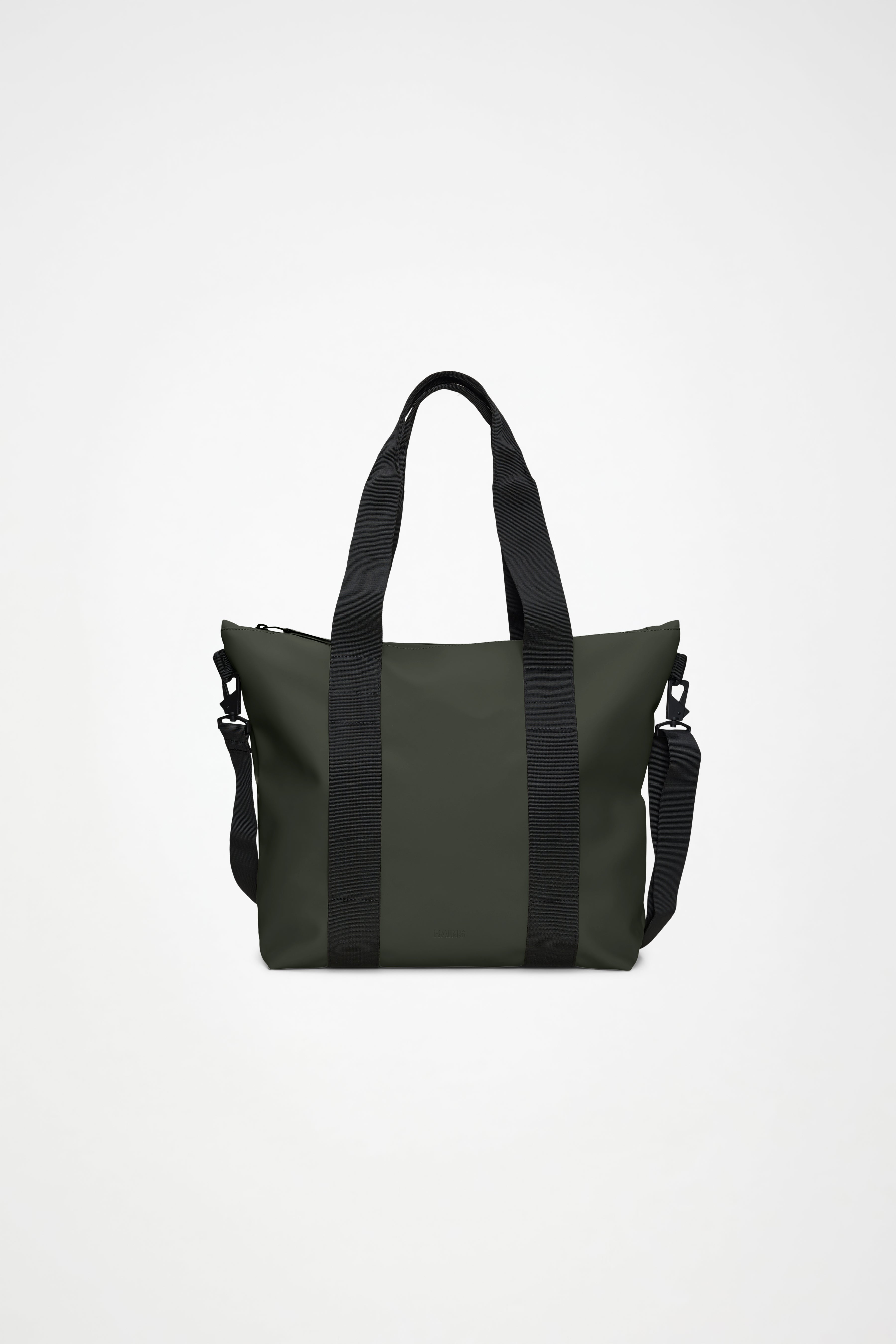 RAINS Tote Bag Mini Green 18.50L H36 x D13 x W46 cm Tote